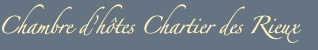 Chambre d'hôtes Chartier des Rieux Chambre d'hôtes Chartier des Rieux